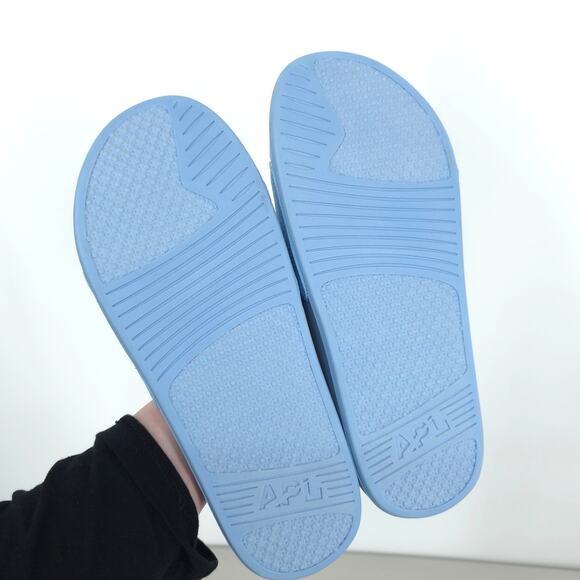 APL Big Logo Techloom Slides in Ice Blue/Midnight Men\'s Size 9 Women\'s Size 10.5 main image 9